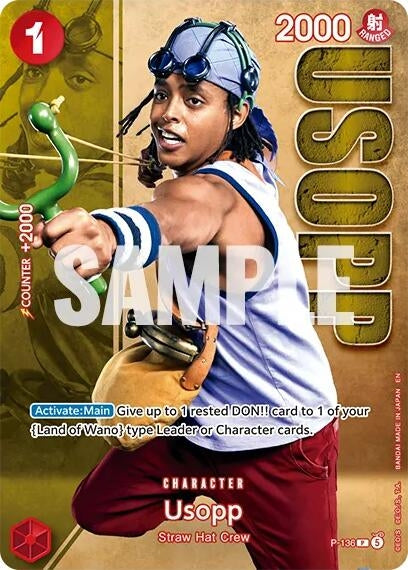 Usopp - P-136 (Premium Card Collection -Live Action Edition Vol.2 Straw Hat Crew-) (P-136) (OP-PR)