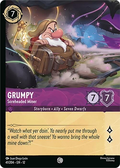 Grumpy - Soreheaded Miner (Foil) (41/204) (12)