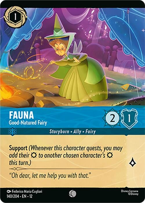 Fauna - Good-Natured Fairy (Foil) (140/204) (12)