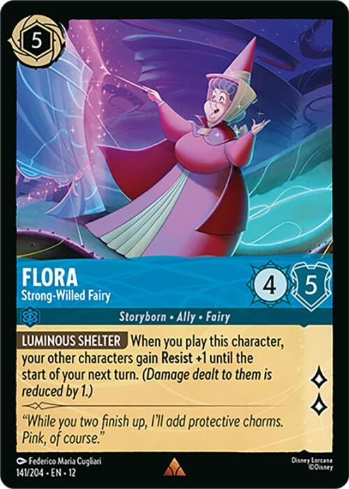 Flora - Strong-Willed Fairy (141/204) (12)