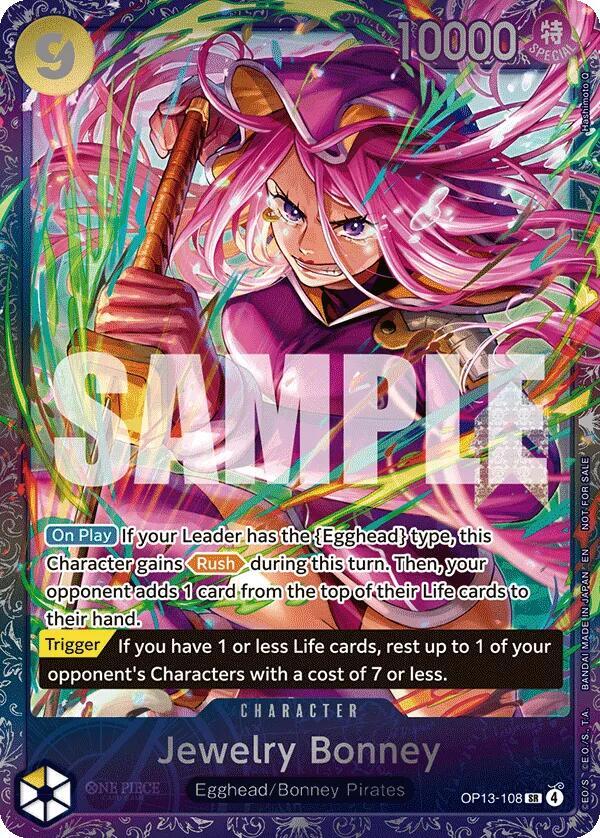 Jewelry Bonney (Treasure Cup May 2026) Super Rare (SR) Promo Card