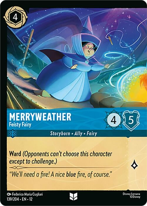 Merryweather - Feisty Fairy (Foil) (139/204) (12)