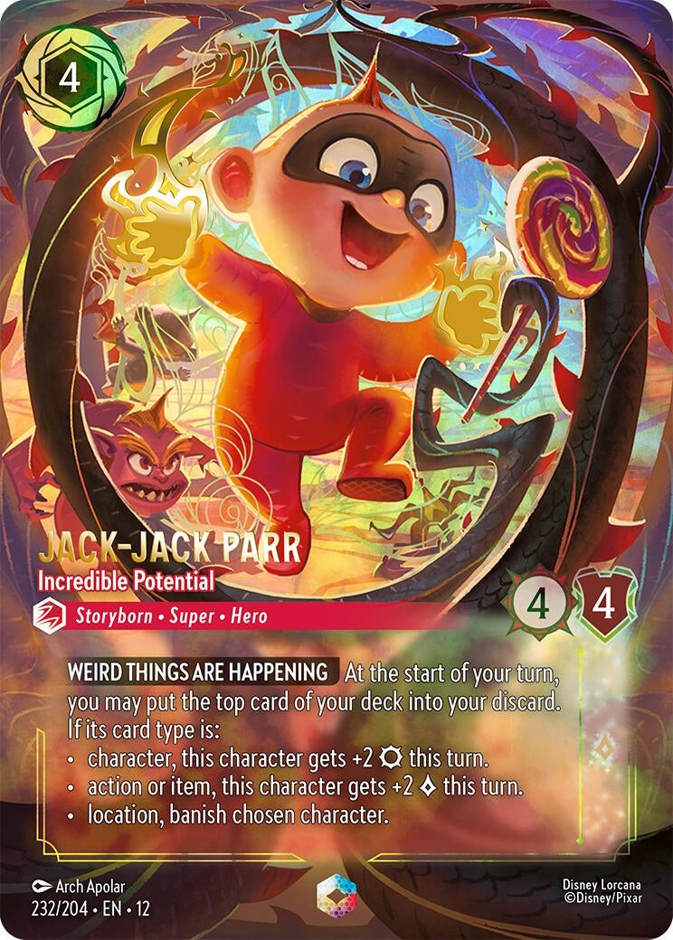 Jack-Jack Parr - Incredible Potential (Enchanted) (232/204) (12)