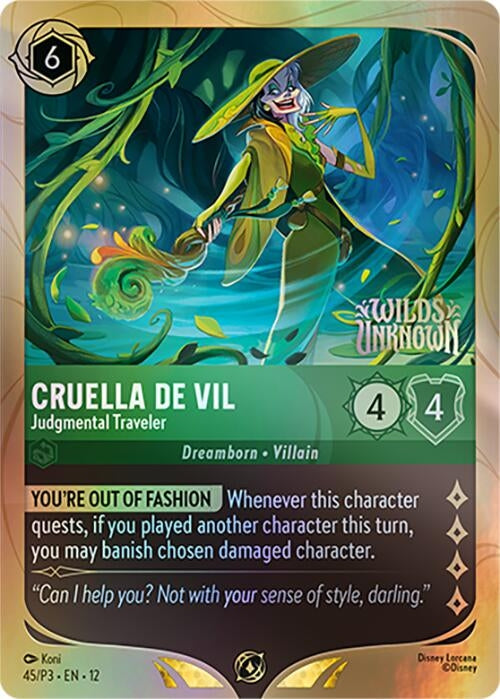 Cruella De Vil - Judgmental Traveler (45) (DLPC)