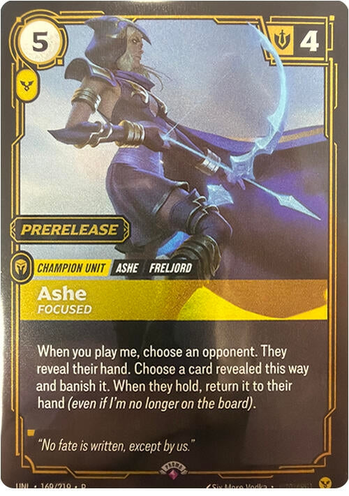 Ashe - Focused (169/219) (OPP)