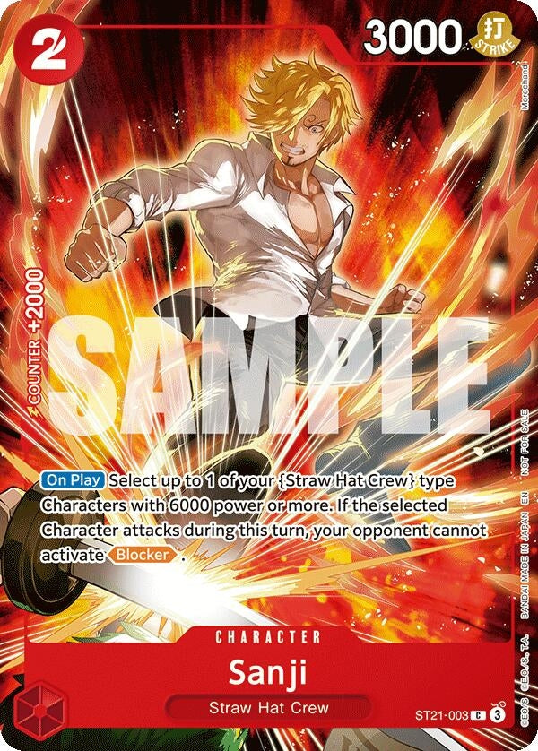 Sanji (Welcome Pack 2026 Vol.1) (ST21-003) (OP-PR)