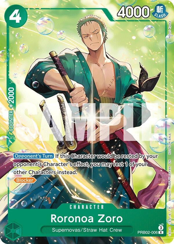 Roronoa Zoro (Welcome Pack 2026 Vol.1) (PRB02-006) (OP-PR)