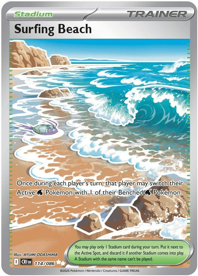 Surfing Beach (114/086) (CRI)