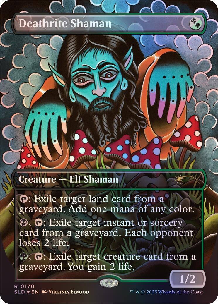 Deathrite Shaman (Rainbow Foil) (170) (SLD)