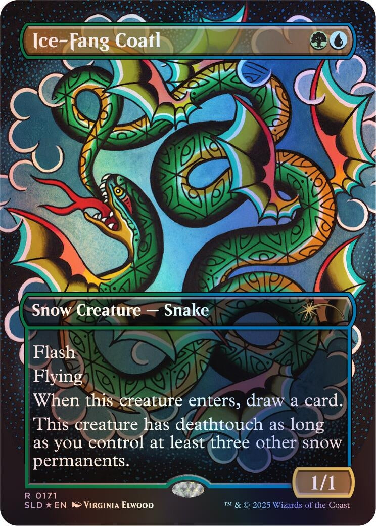 Ice-Fang Coatl (0171) (Rainbow Foil) (171) (SLD)