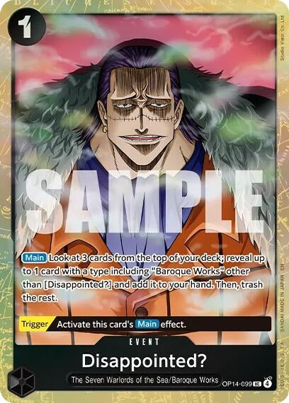 Disappointed? (Premium Card Collection -Best Selection Vol. 6-) (OP14-099) (OP-PR)