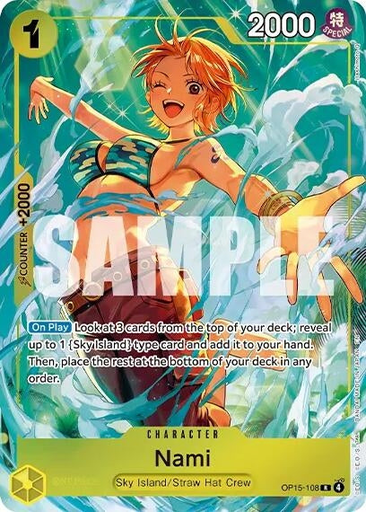 Nami (Premium Card Collection -Best Selection Vol. 6-) (OP15-108) (OP-PR)