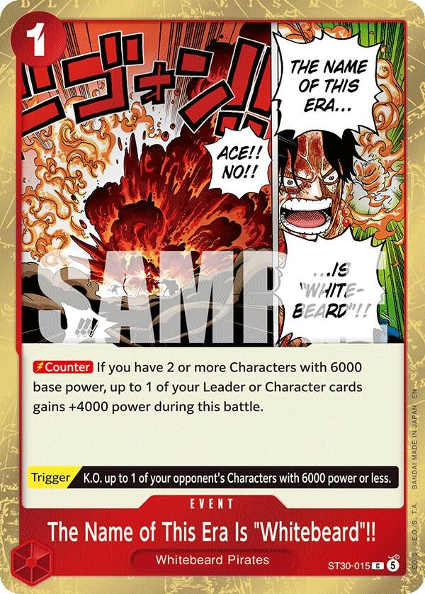 The Name of This Era Is "Whitebeard"!! (ST30-015) (ST-30)