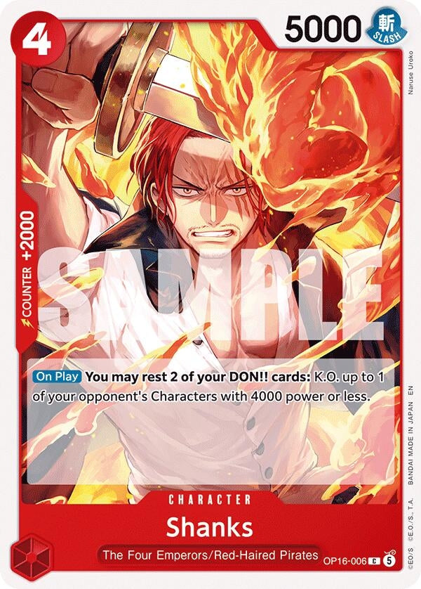Shanks (OP16-006) (OP16)