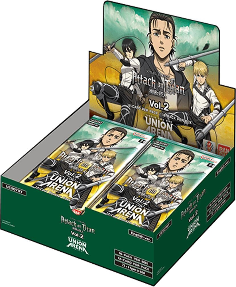 Attack on Titan Vol. 2 - Booster Display (Presale item with an estimated shipping date of 9/18/2026))