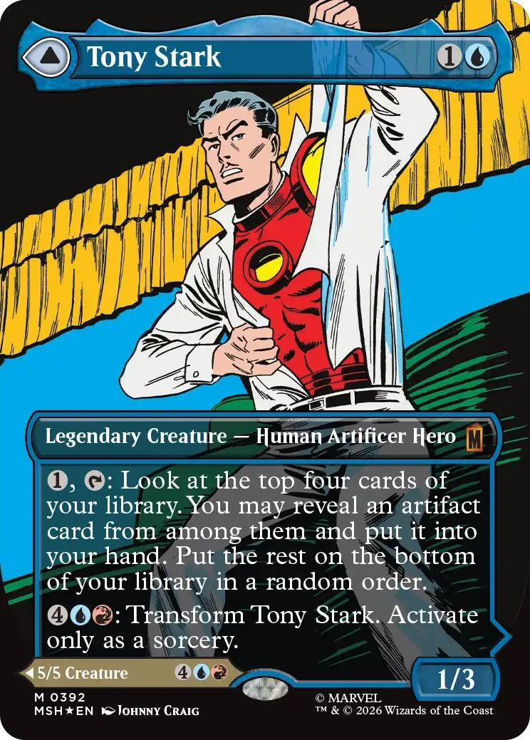 Tony Stark (Borderless) (0392) (392) (MSH)