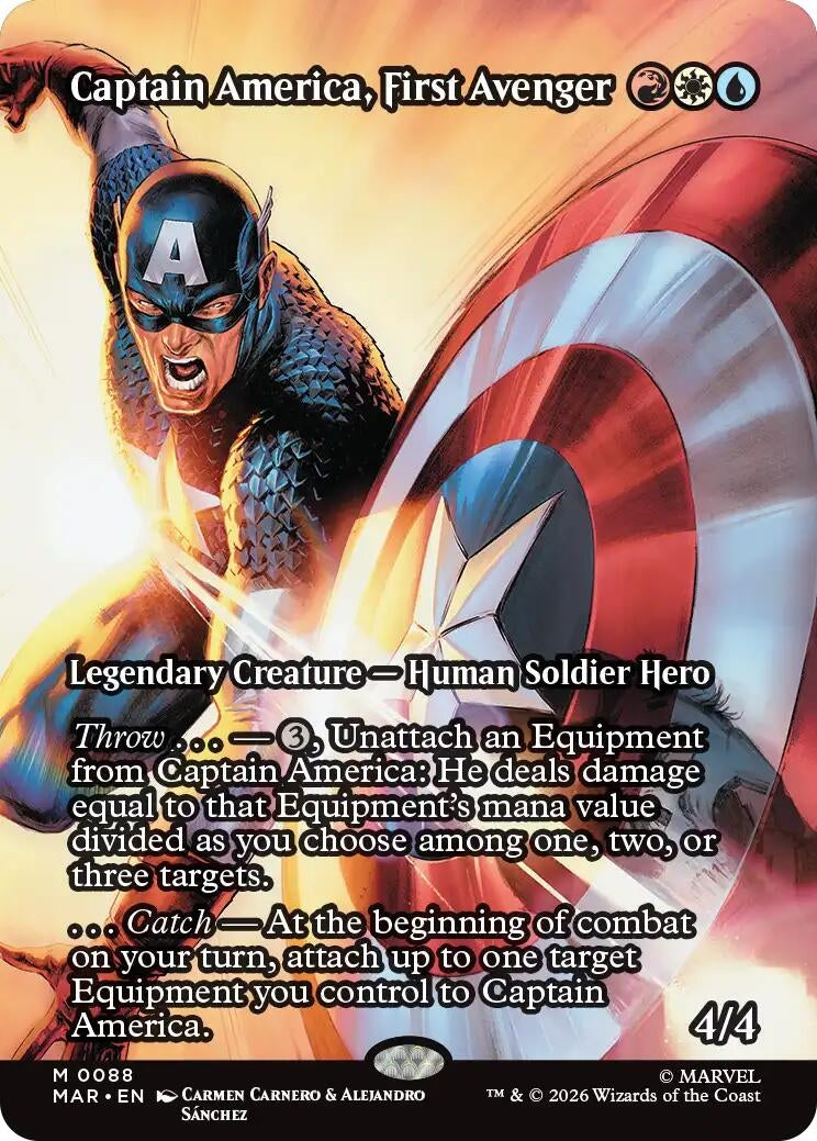 Captain America, First Avenger (Borderless) (88) (MAR)