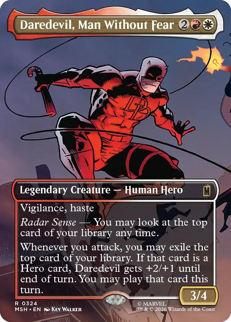 Daredevil, Man Without Fear (Borderless) (0324) (324) (MSH)