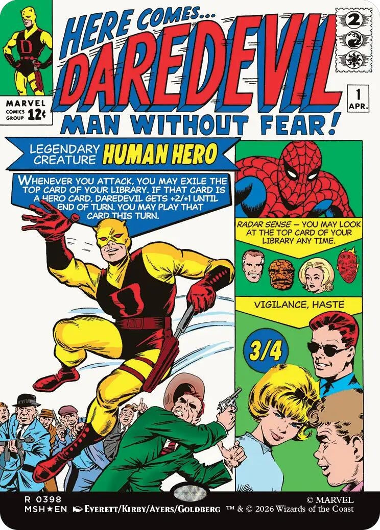 Daredevil, Man Without Fear (Borderless) (0398) (398) (MSH)