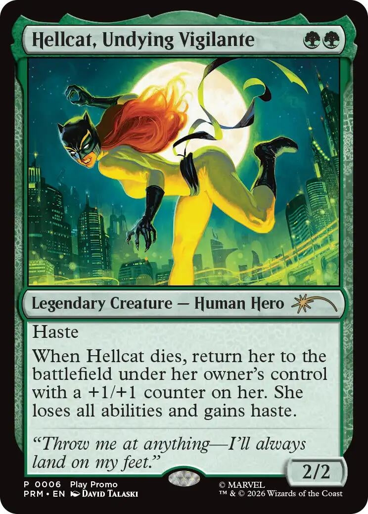 Hellcat, Undying Vigilante (6) (SSP)