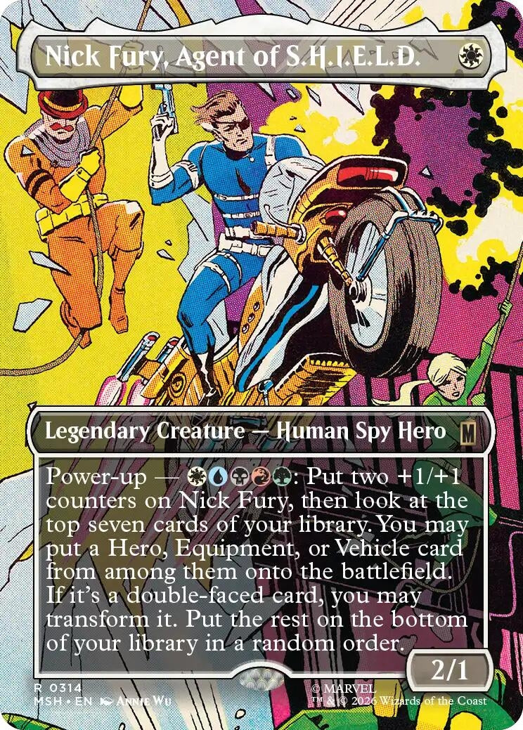 Nick Fury, Agent of S.H.I.E.L.D. (Borderless) (0314) (314) (MSH)