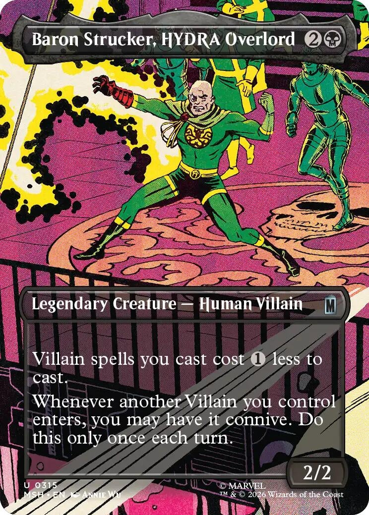 Baron Strucker, HYDRA Overlord (Borderless) (0315) (315) (MSH)
