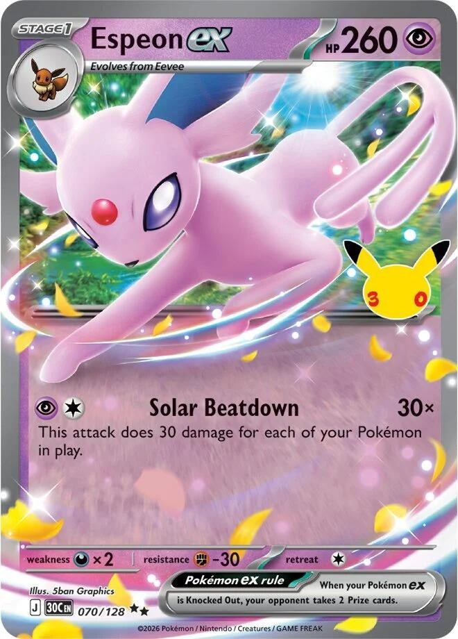 Espeon ex (070/128) (30C)