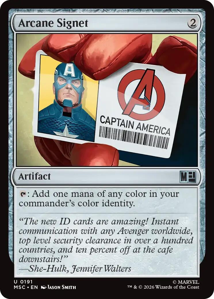 Arcane Signet (0191) (Surge Foil) (191) (MSC)