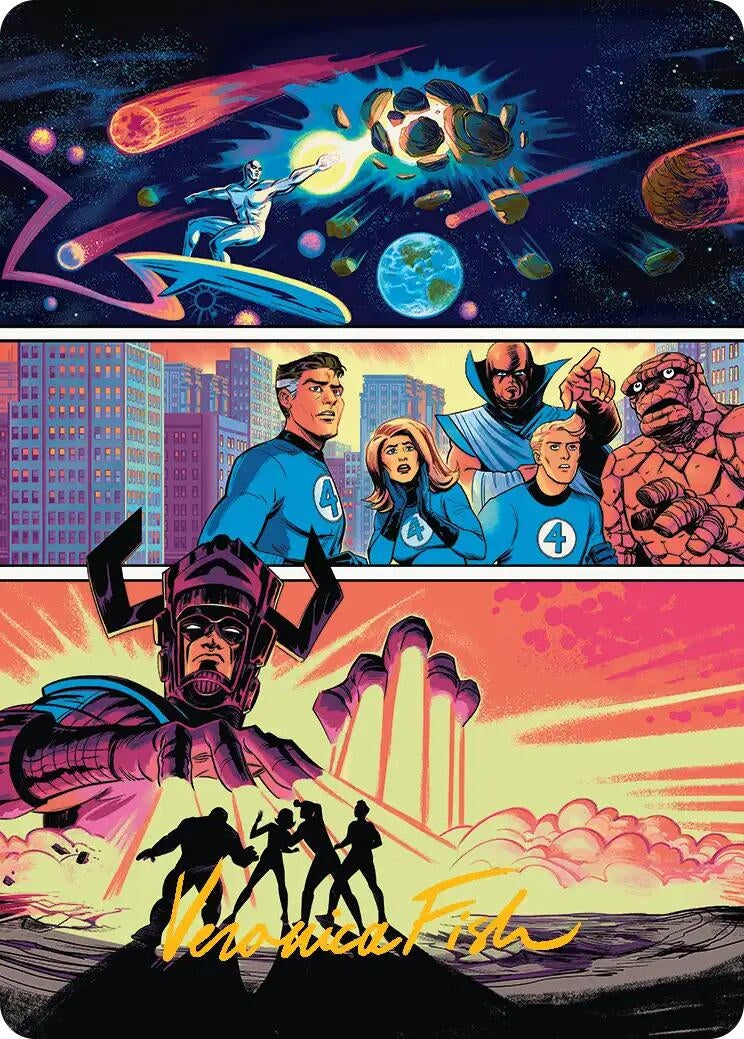The Coming of Galactus Art Card (Gold-Stamped Signature) (20) (AAMSH)