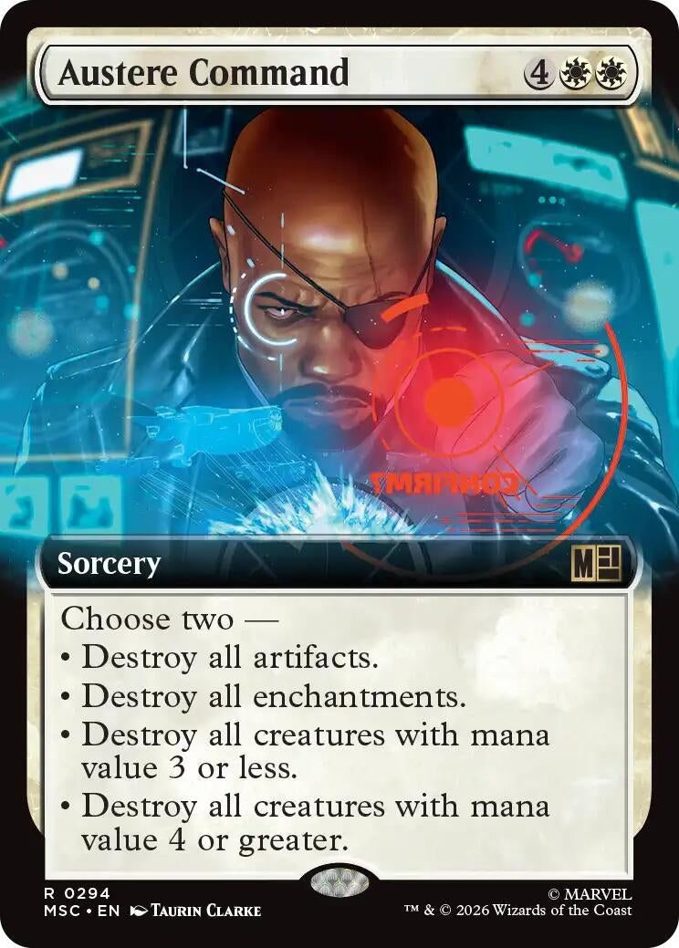 Austere Command (Extended Art) (294) (MSC)