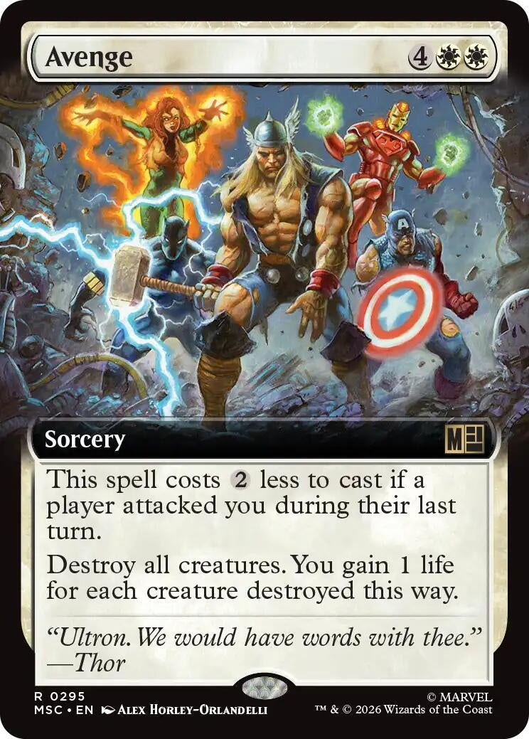 Avenge (Extended Art) (295) (MSC)