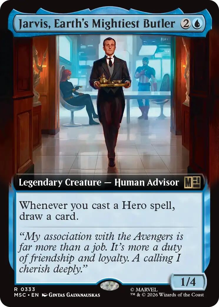 Jarvis, Earth's Mightiest Butler (Extended Art) (333) (MSC)