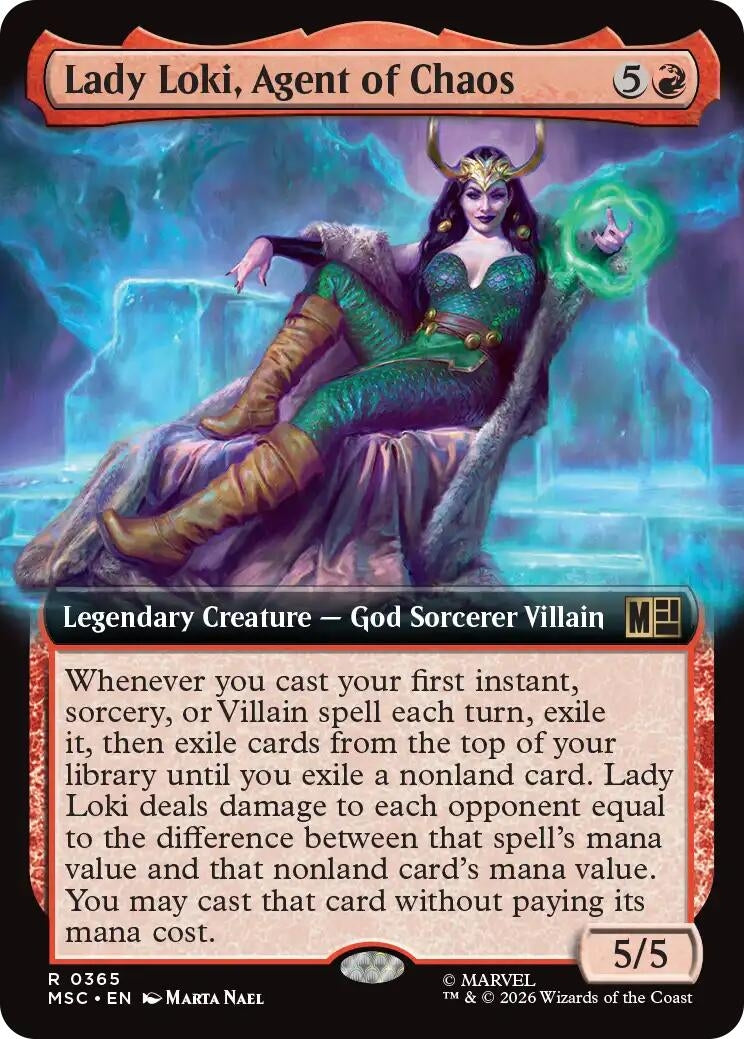 Lady Loki, Agent of Chaos (Extended Art) (365) (MSC)