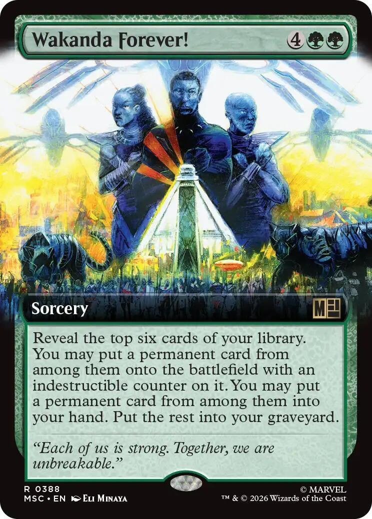 Wakanda Forever! (Extended Art) (388) (MSC)