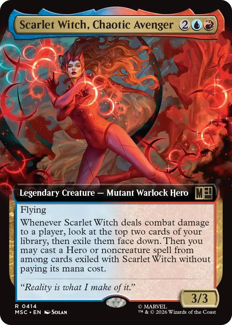 Scarlet Witch, Chaotic Avenger (Extended Art) (414) (MSC)