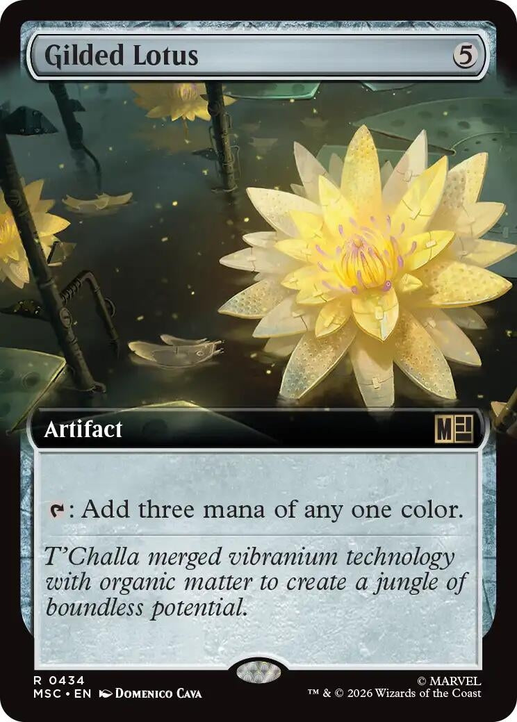 Gilded Lotus (Extended Art) (434) (MSC)