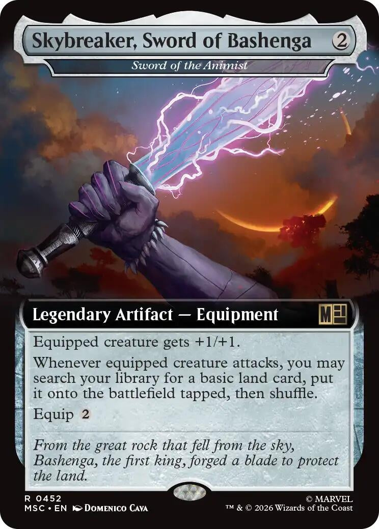 Skybreaker, Sword of Bashenga - Sword of the Animist (Extended Art) (452) (MSC)