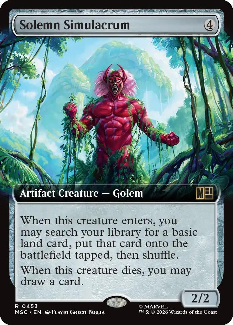 Solemn Simulacrum (Extended Art) (453) (MSC)