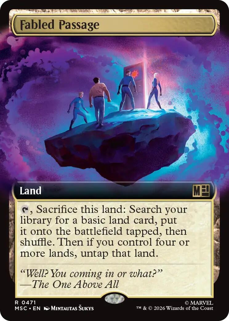 Fabled Passage (Extended Art) (471) (MSC)