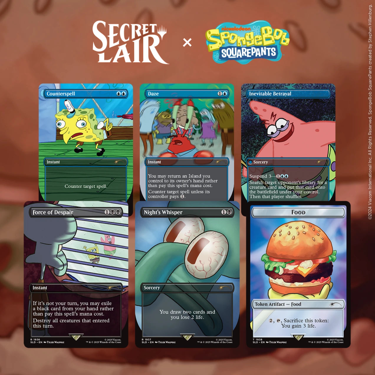 Secret Lair Drop: Our Boss is on Vacation Superdrop: Spongebob Squarepants: Internet Sensation - Non-Foil Edition