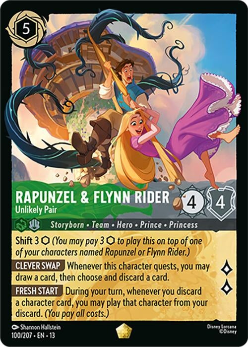 Rapunzel & Flynn Rider - Unlikely Pair (100/204) (13)