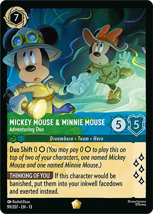 Mickey Mouse & Minnie Mouse - Adventuring Duo (99/204) (13)