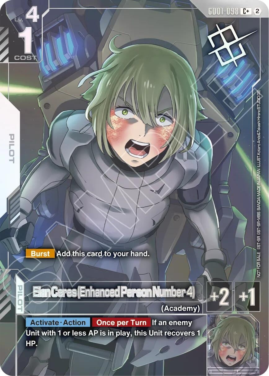 Elan Ceres (Enhanced Person Number 4) (Store Tournament Winner Pack 05) (GD01-098) (GCG-PR)