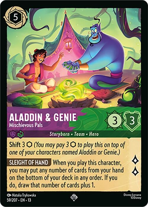 Aladdin & Genie - Mischievous Pals (59/204) (13)