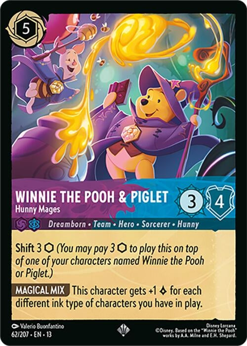 Winnie the Pooh & Piglet - Hunny Mages (62/204) (13)