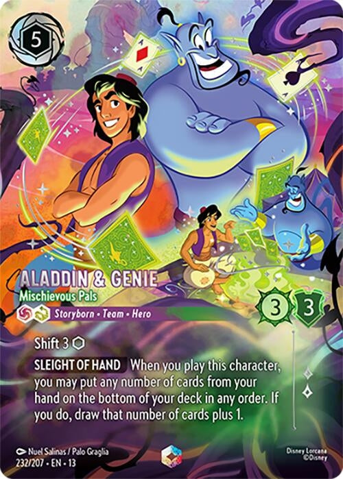 Aladdin & Genie - Mischievous Pals (Enchanted) (232/204) (13)