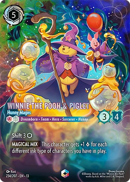Winnie the Pooh & Piglet - Hunny Mages (Enchanted) (234/207) (13)