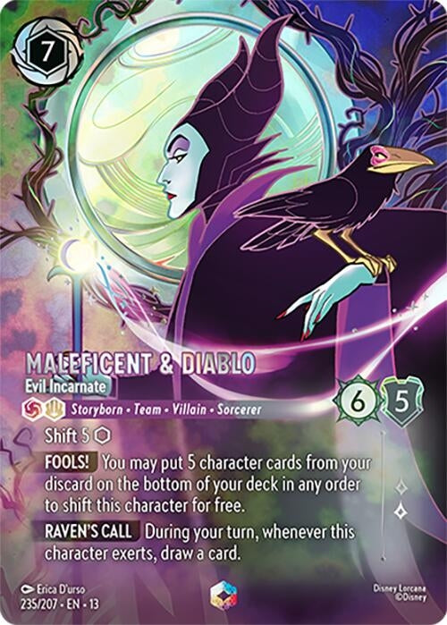 Maleficent & Diablo - Evil Incarnate (Enchanted) (235/204) (13)