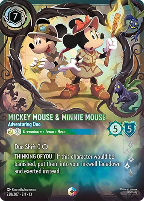 Mickey Mouse & Minnie Mouse - Adventuring Duo (Enchanted) (238/204) (13)