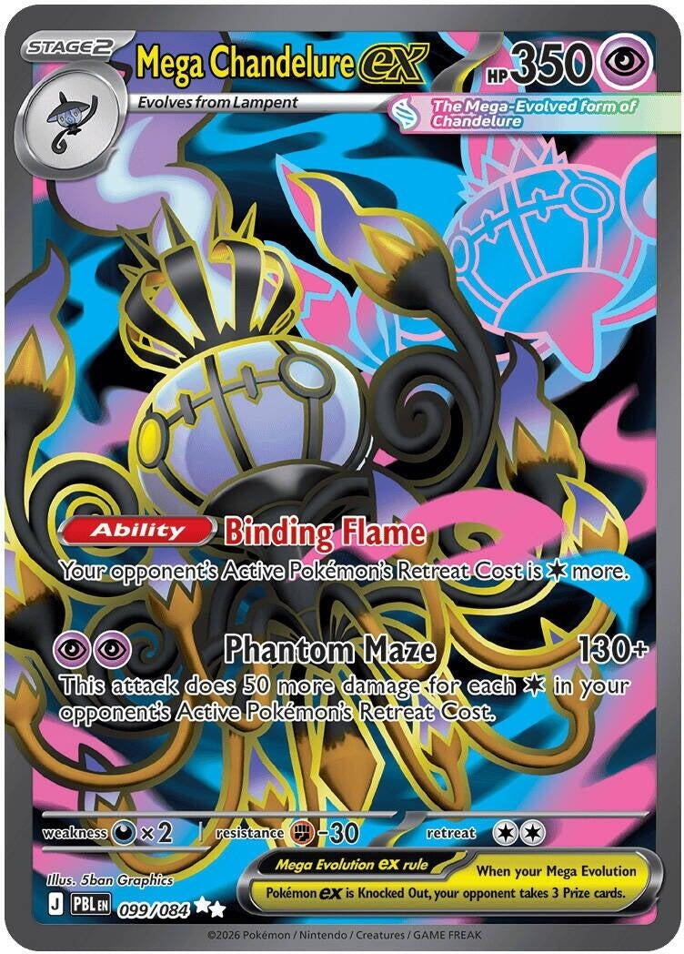 Mega Chandelure ex (099/084) (PBL)